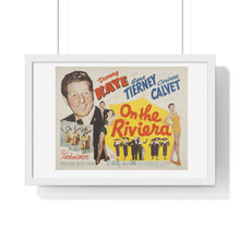 Load image into Gallery viewer, Premium Framed Horizontal Poster On The Riviera V P L x Wright, Butler & Co