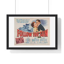 Load image into Gallery viewer, Premium Framed Horizontal Poster Follow The Sun V P L x Wright, Butler & Co