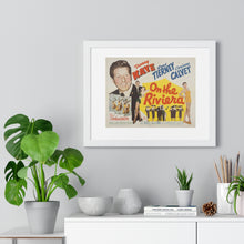 Load image into Gallery viewer, Premium Framed Horizontal Poster On The Riviera V P L x Wright, Butler & Co