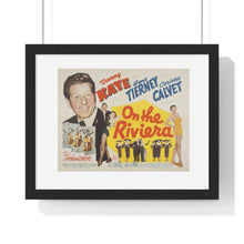Load image into Gallery viewer, Premium Framed Horizontal Poster On The Riviera V P L x Wright, Butler & Co