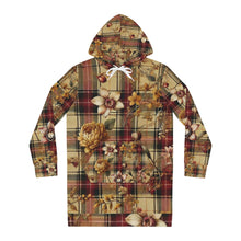 Load image into Gallery viewer, Women's Hoodie Dress (AOP) Harmonic Bloom Plaid Collection