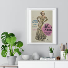 Load image into Gallery viewer, V P L x Wright, Butler & Co Premium Framed Vertical Poster The Affairs of Susan