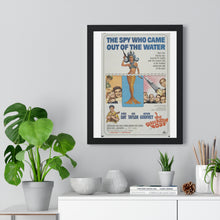 Load image into Gallery viewer, V P L x Wright, Butler & Co Premium Framed Vertical Poster The Spy Who Came Out Of Water