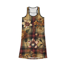 Load image into Gallery viewer, Women's Racerback Dress (AOP) Harmonic Bloom Plaid Collection