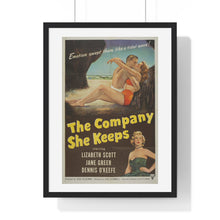 Load image into Gallery viewer, V P L x Wright, Butler & Co Premium Framed Vertical Poster The Company She Keeps