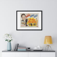 Load image into Gallery viewer, Premium Framed Horizontal Poster On The Riviera V P L x Wright, Butler & Co