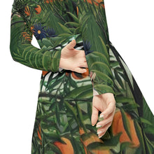 Load image into Gallery viewer, Women's Long Sleeve Dance Dress (AOP) The Great Indian Safari VPL SS24