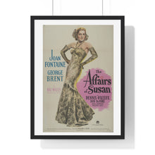 Load image into Gallery viewer, V P L x Wright, Butler & Co Premium Framed Vertical Poster The Affairs of Susan