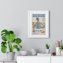 Load image into Gallery viewer, V P L x Wright, Butler & Co Premium Framed Vertical Poster The Spy Who Came Out Of Water