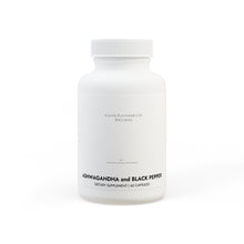 Load image into Gallery viewer, Ashwagandha and Black Pepper Supplement (60 capsules)