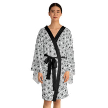 Load image into Gallery viewer, Asanoha Long Sleeve Kimono Robe