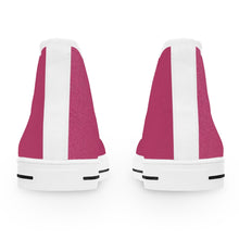 Load image into Gallery viewer, Women's High Top Sneakers Pink