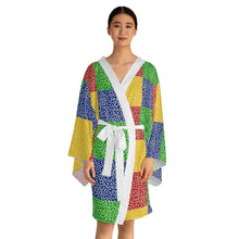 Load image into Gallery viewer, Karakusa Long Sleeve Kimono Robe