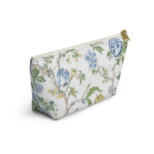 Load image into Gallery viewer, Flora Accessory Pouch w T-bottom