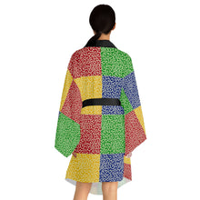 Load image into Gallery viewer, Karakusa Long Sleeve Kimono Robe
