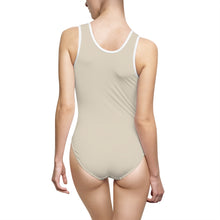 Load image into Gallery viewer, V P L Women's Classic One-Piece Swimsuit Buttercream