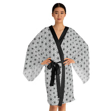 Load image into Gallery viewer, Asanoha Long Sleeve Kimono Robe