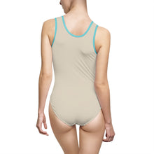 Load image into Gallery viewer, V P L Women's Classic One-Piece Swimsuit Buttercream