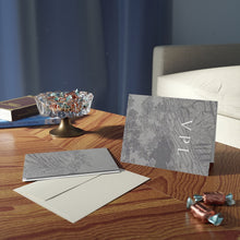 Load image into Gallery viewer, Greeting cards (8 pcs) Ultimate Gray