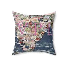 Load image into Gallery viewer, Faux Suede Square Pillow