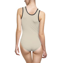 Load image into Gallery viewer, V P L Women's Classic One-Piece Swimsuit Buttercream