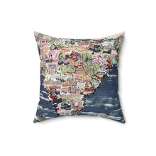 Load image into Gallery viewer, Faux Suede Square Pillow