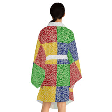 Load image into Gallery viewer, Karakusa Long Sleeve Kimono Robe