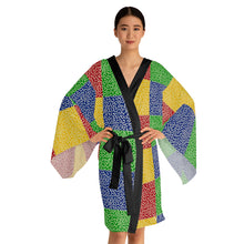 Load image into Gallery viewer, Karakusa Long Sleeve Kimono Robe
