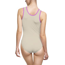 Load image into Gallery viewer, V P L Women's Classic One-Piece Swimsuit Buttercream