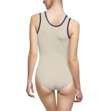 Load image into Gallery viewer, V P L Women's Classic One-Piece Swimsuit Buttercream