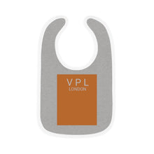 Load image into Gallery viewer, Baby Contrast Trim Jersey Bib Autumn Maple