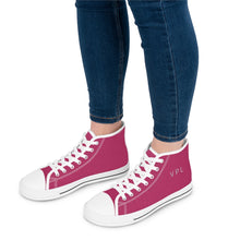 Load image into Gallery viewer, Women's High Top Sneakers Pink