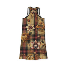 Load image into Gallery viewer, Women&#39;s Racerback Dress (AOP)  Harmonic Bloom Plaid Collection
