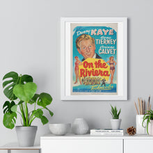 Load image into Gallery viewer, Premium Framed Vertical Poster On The Riviera V P L x Wright, Butler &amp; Co
