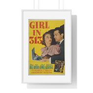 V P L x Wright, Butler & Co Premium Framed Vertical Poster Girl In 313