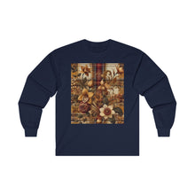Load image into Gallery viewer, Unisex Ultra Cotton Long Sleeve Tee Harmonic Bloom Plaid Collection
