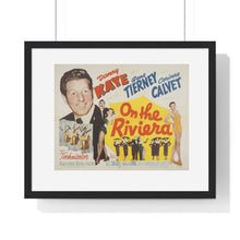 Load image into Gallery viewer, Premium Framed Horizontal Poster On The Riviera  V P L x Wright, Butler &amp; Co
