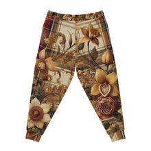 Load image into Gallery viewer, Athletic Joggers (AOP) Harmonic Bloom Plaid Collection

