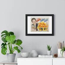 Load image into Gallery viewer, Premium Framed Horizontal Poster On The Riviera  V P L x Wright, Butler &amp; Co
