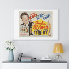 Load image into Gallery viewer, Premium Framed Horizontal Poster On The Riviera  V P L x Wright, Butler &amp; Co
