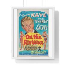 Load image into Gallery viewer, Premium Framed Vertical Poster On The Riviera V P L x Wright, Butler &amp; Co
