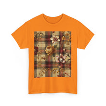Load image into Gallery viewer, Unisex Heavy Cotton Tee Harmonic Bloom Plaid Collection
