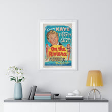 Load image into Gallery viewer, Premium Framed Vertical Poster On The Riviera V P L x Wright, Butler &amp; Co

