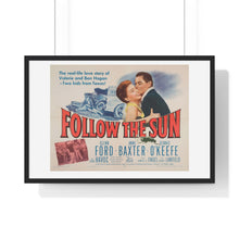 Load image into Gallery viewer, Premium Framed Horizontal Poster Follow The Sun  V P L x Wright, Butler &amp; Co
