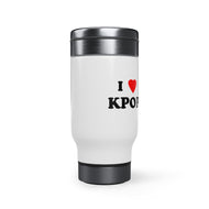 Stainless Steel Travel Mug with Handle, 14oz