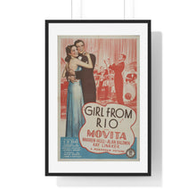 Load image into Gallery viewer, Premium Framed Vertical Poster Girl From Rio   V P L x Wright, Butler &amp; Co
