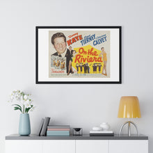 Load image into Gallery viewer, Premium Framed Horizontal Poster On The Riviera  V P L x Wright, Butler &amp; Co
