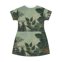 Load image into Gallery viewer, T-Shirt Dress (AOP) The Great Indian Safari VPL SS24
