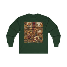 Load image into Gallery viewer, Unisex Ultra Cotton Long Sleeve Tee Harmonic Bloom Plaid Collection
