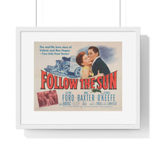 Load image into Gallery viewer, Premium Framed Horizontal Poster Follow The Sun  V P L x Wright, Butler &amp; Co
